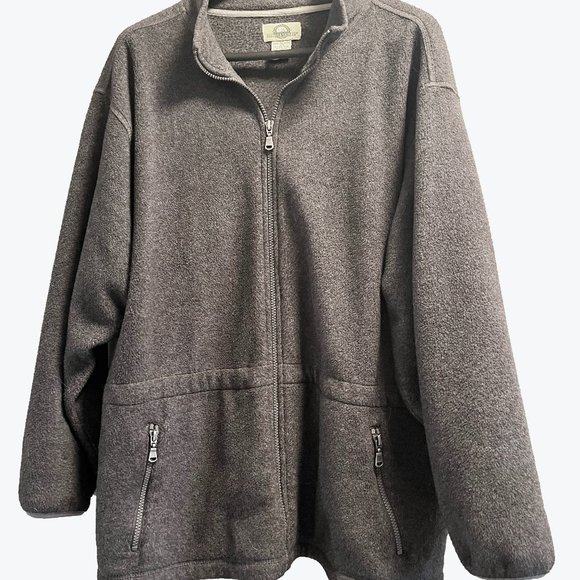 Weather Spirits: Vintage Drop Shoulder Fleece Jacket - Picture 2 of 10